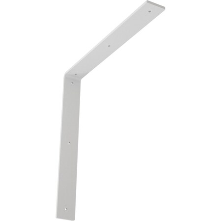 Ekena Millwork Hamilton Steel Bracket, White Primer 2"W x 16"D x 16"H BKTM02X16X16HAPWH